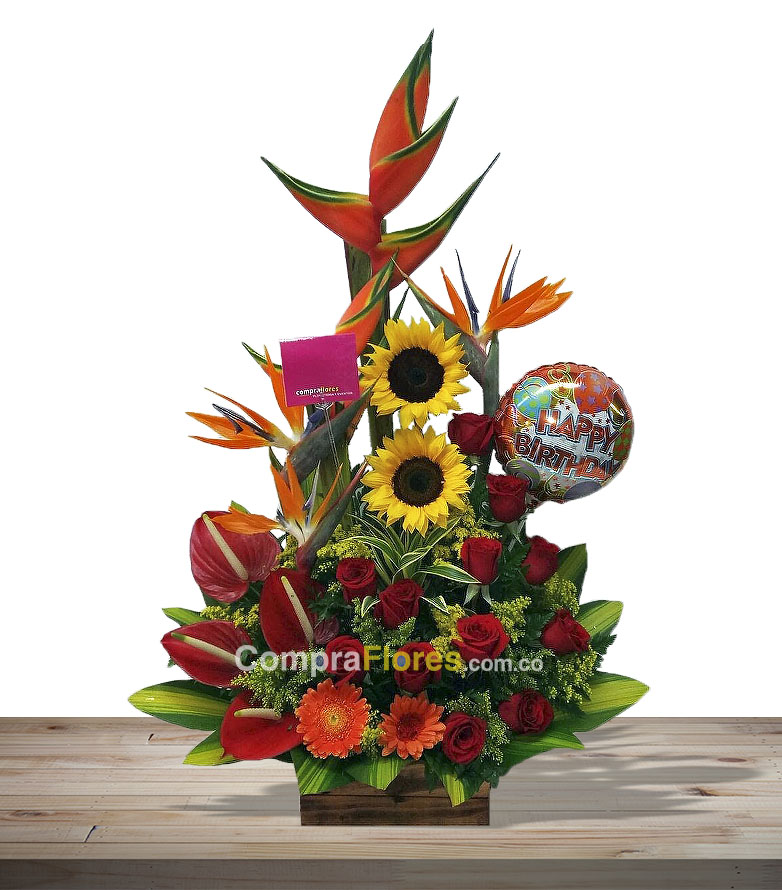 Arreglo flores cali