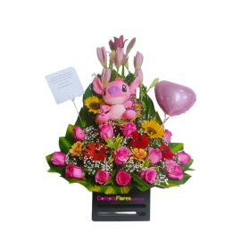 Base floral surtida